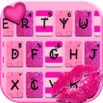 Logo of Pink Girly Love Keyboard Theme android Application 